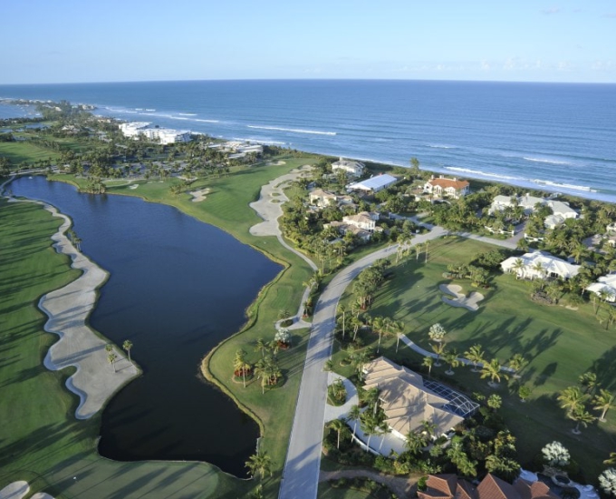 aerial of the Jack Nicklaus Golf Course