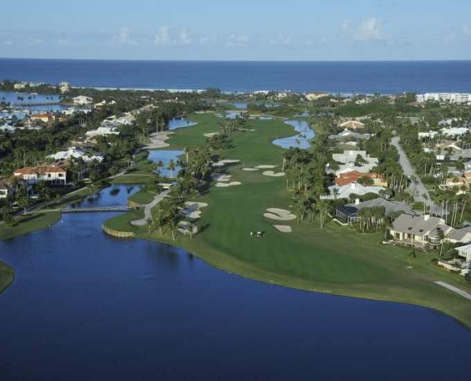 Jack Nicklaus Golf Course Aerial - Sailfish Point stuart florida