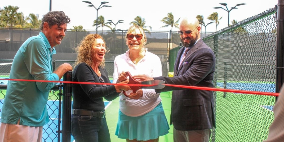 Explore the new Pickleball courts at Sailfish Point