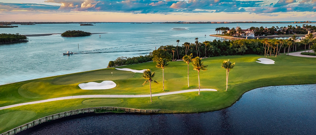 Sailfish Point Golf Club waterfront and golf course