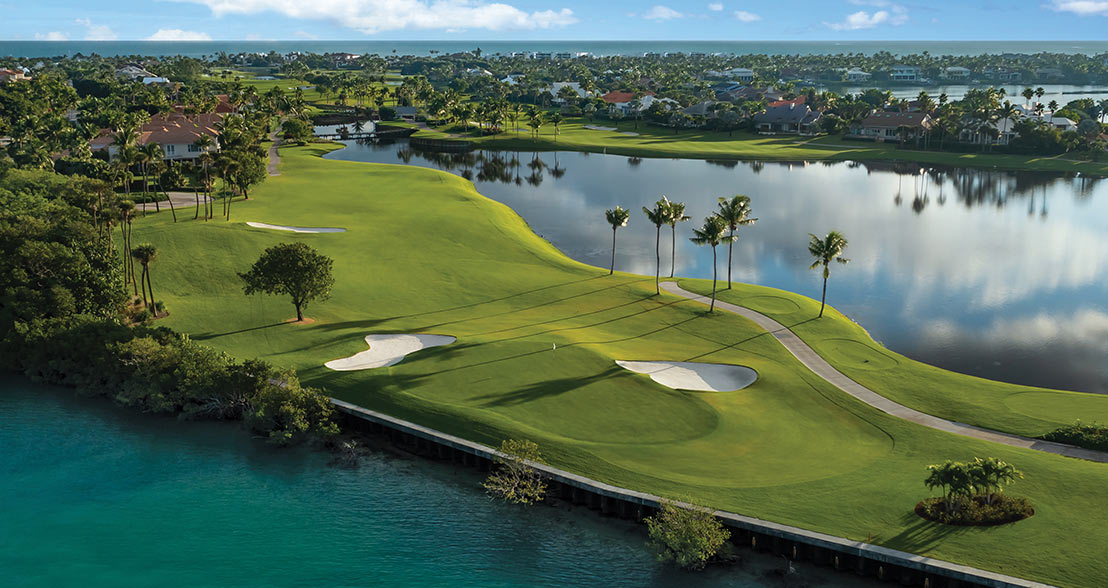 views of the private golf course at sailfish point