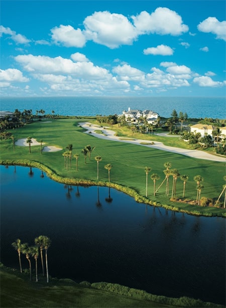 oceanfront community featuring beautiful golf course