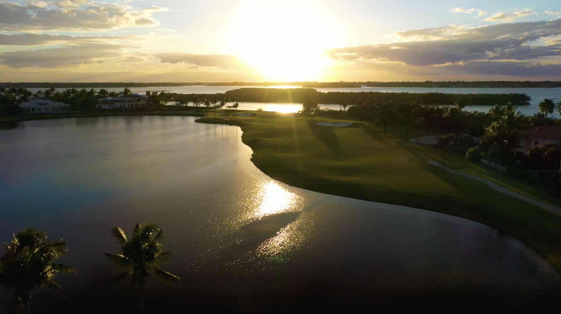 aerial of the golf club