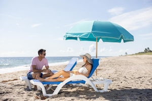 Couple on Florida Beach