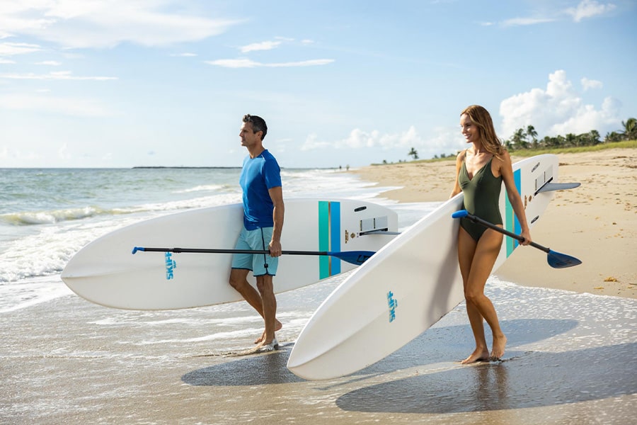 Paddleboarding on Hutchinson Island