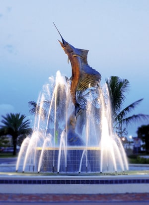 Stuart Sailfish Fountain
