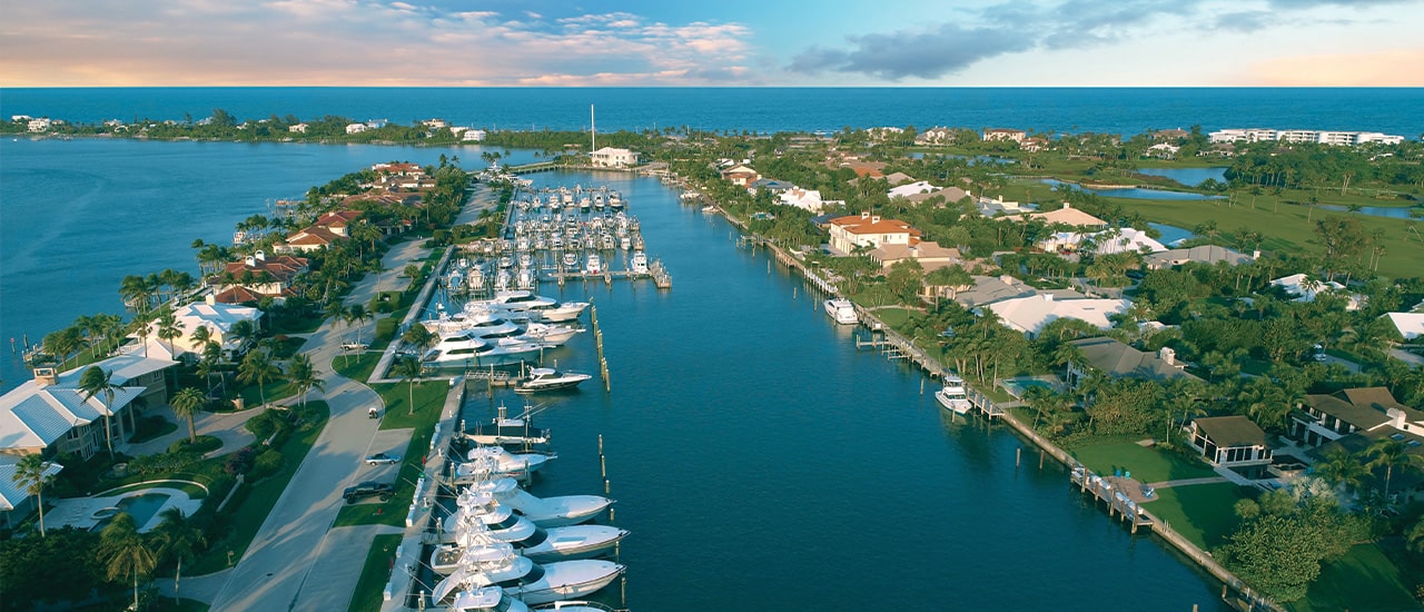 Sailfish Point Marina Aerial